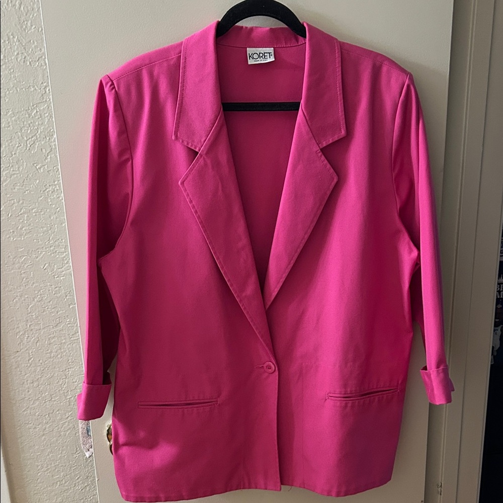 Koret Women's Bold Pink Blazer